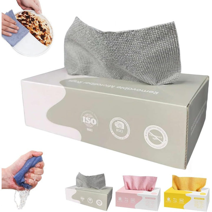 Stornfield Reusable Pop-Up Microfiber Wipes