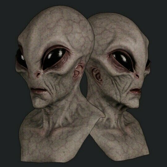 Alien-Mask | Realistic Halloween Costume Accessories | Stornfield