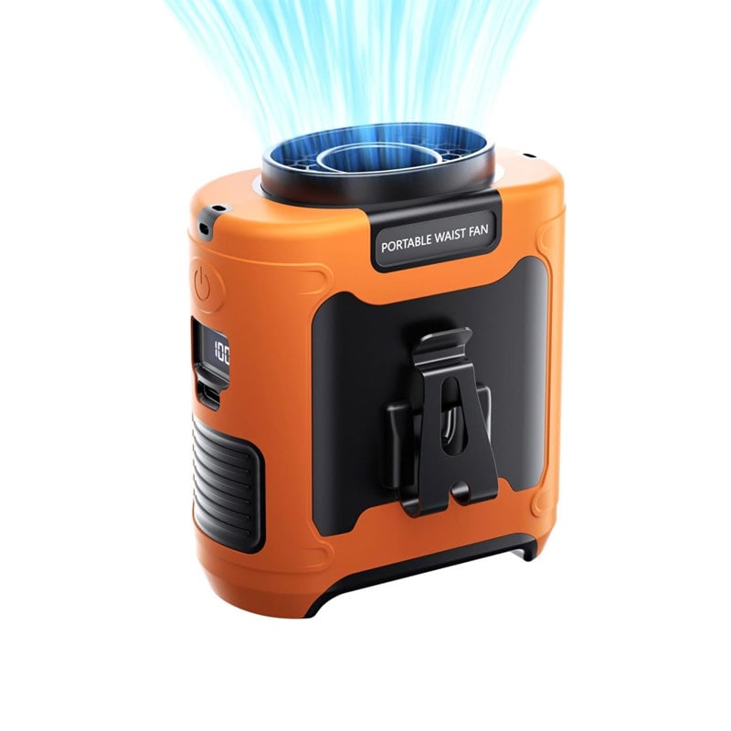 Portable belt fan with USB charging | Stornfield
