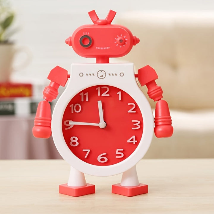 Fun Cartoon Robot Alarm Clock with Sleep Timer for Kids | Stornfield