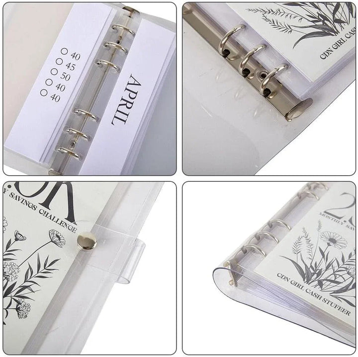 12-Month Envelopes Money-Saving Challenge Binder | Stornfield
