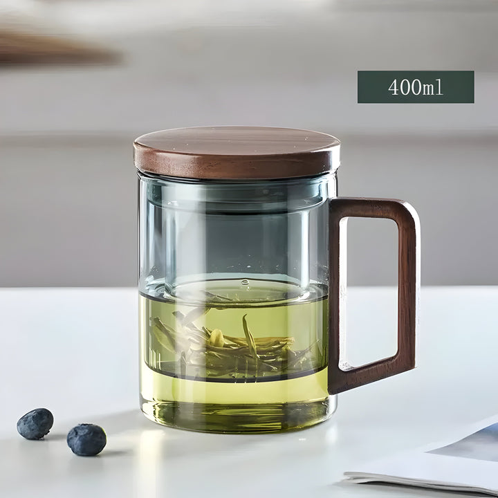 ArtisanBrew Cup – Heat-resistant glass tea cup | Stornfield