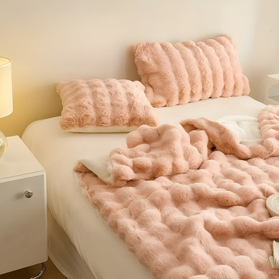 Fleece and fleece Stornfieldanket – Extra soft & warm | Perfect for sofa and bedroom | Stornfield