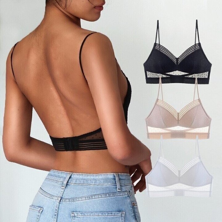 Stornfield | LOW BACK WIRELESS LIFTING LACE BRA