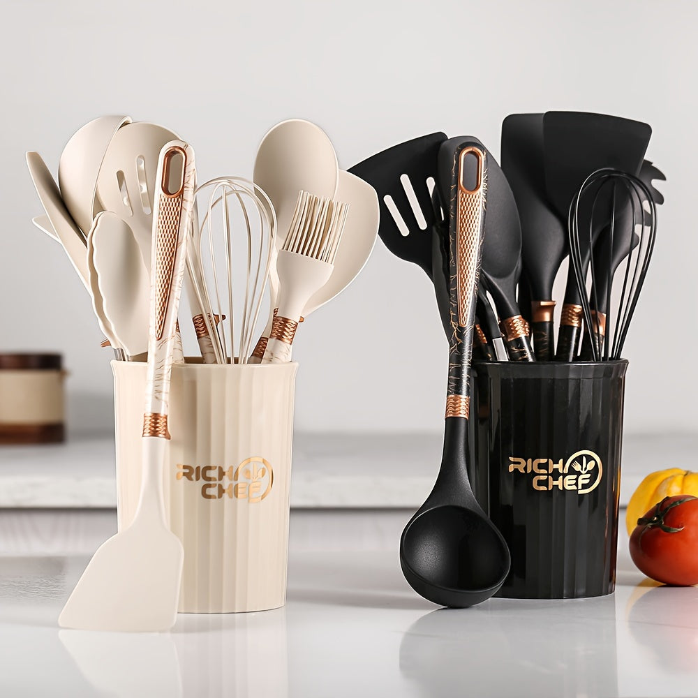 Stornfield | Kitchen - The Joy of Cooking with the Stylish Silicone Utensil Set
