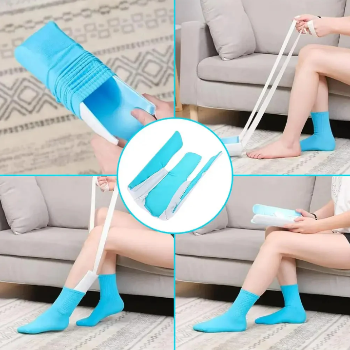 FlexiStep — Put on pain-free socks and feel the freedom! | Stornfield