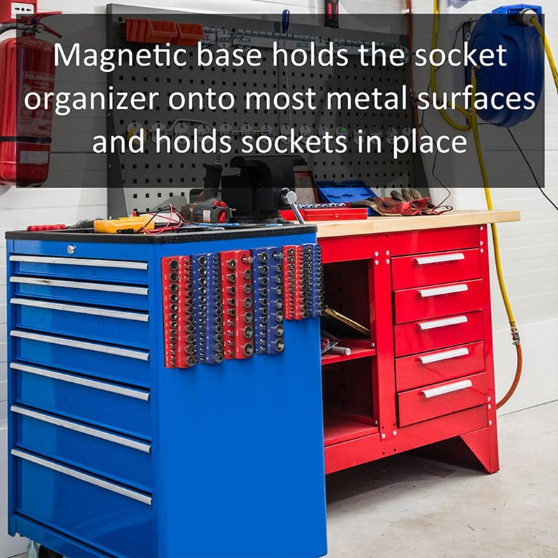 Heavy-Duty Magnetic Socket Organizer Stornfield