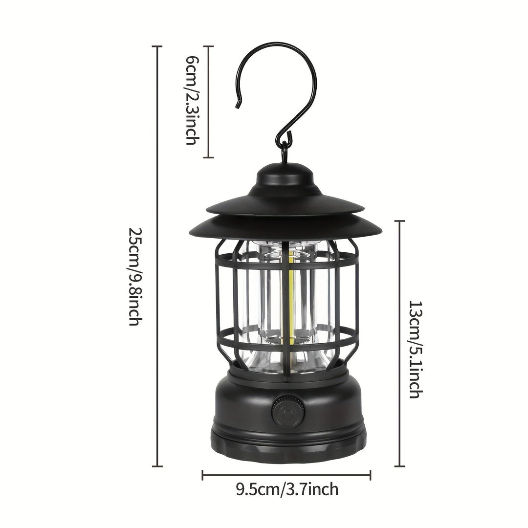 RetroGlow Lamp – Dimmable Rechargeable LED Outdoor Lighting | Stornfield