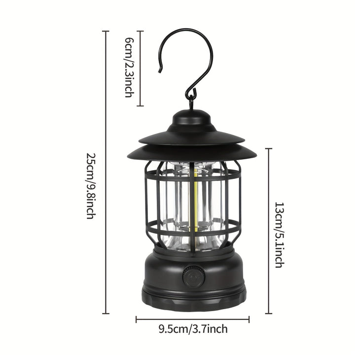 RetroGlow Lamp – Dimmable Rechargeable LED Outdoor Lighting | Stornfield