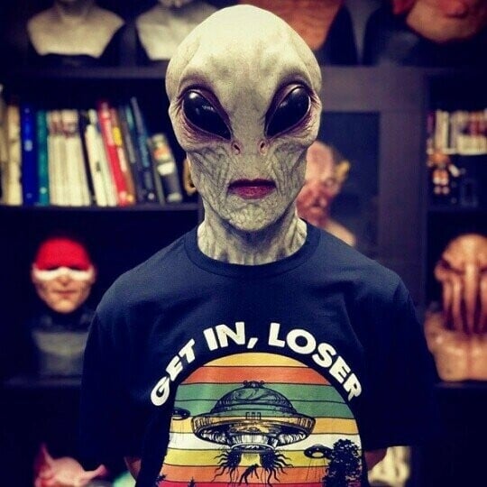 Alien-Mask | Realistic Halloween Costume Accessories | Stornfield