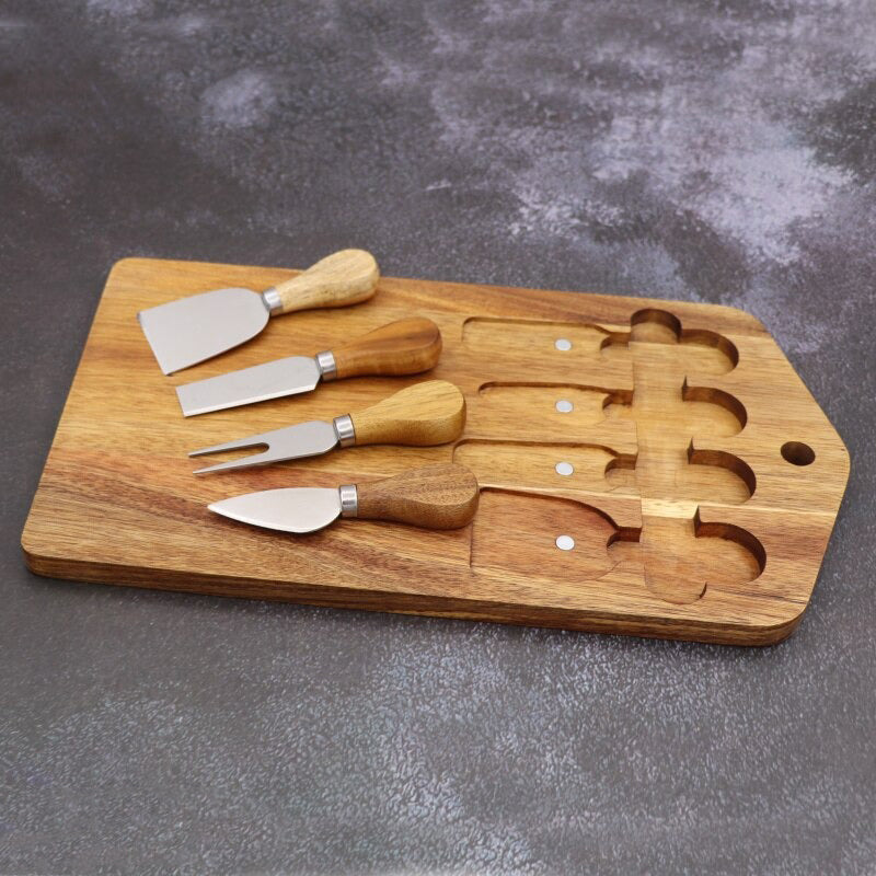 5pcs Cheese Tool Sets Cheese Boards Slicer Knife Cheese Board Set | Stornfield