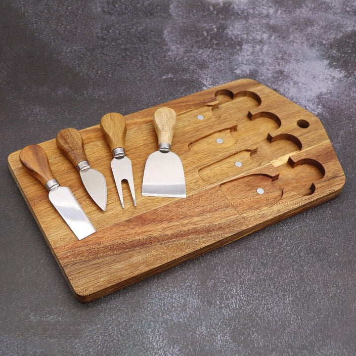 5pcs Cheese Tool Sets Cheese Boards Slicer Knife Cheese Board Set | Stornfield