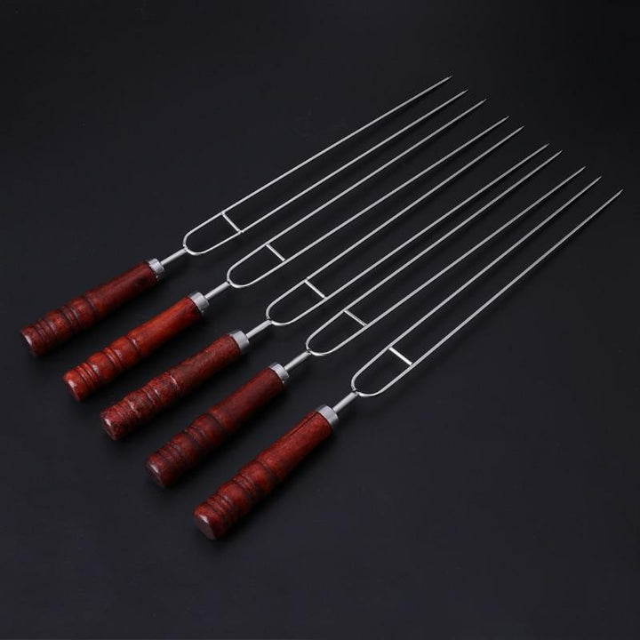 5pcs Roasting Forks With Bag Extendable Campfire Skewers | Stornfield