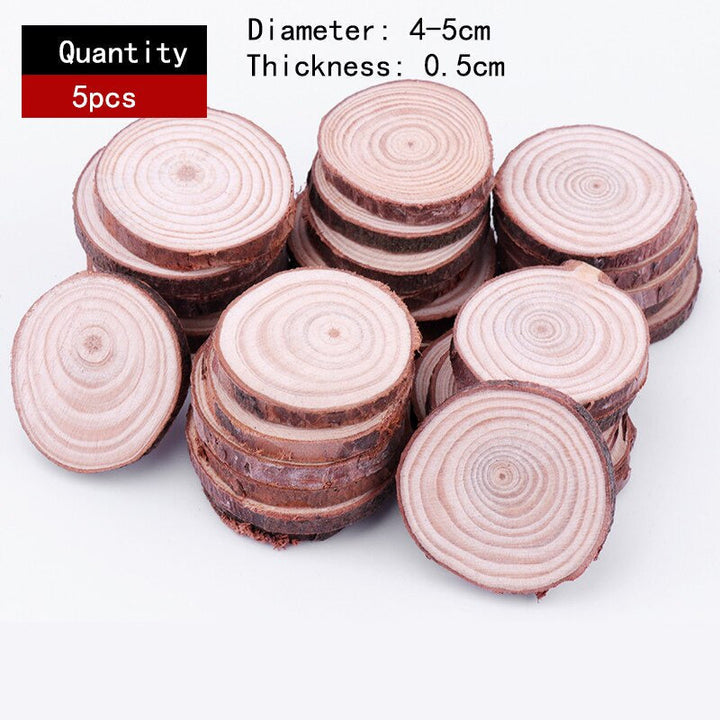 Natural Wood Slice Coasters | Stornfield