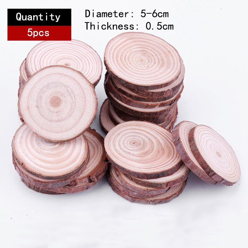 Natural Wood Slice Coasters | Stornfield