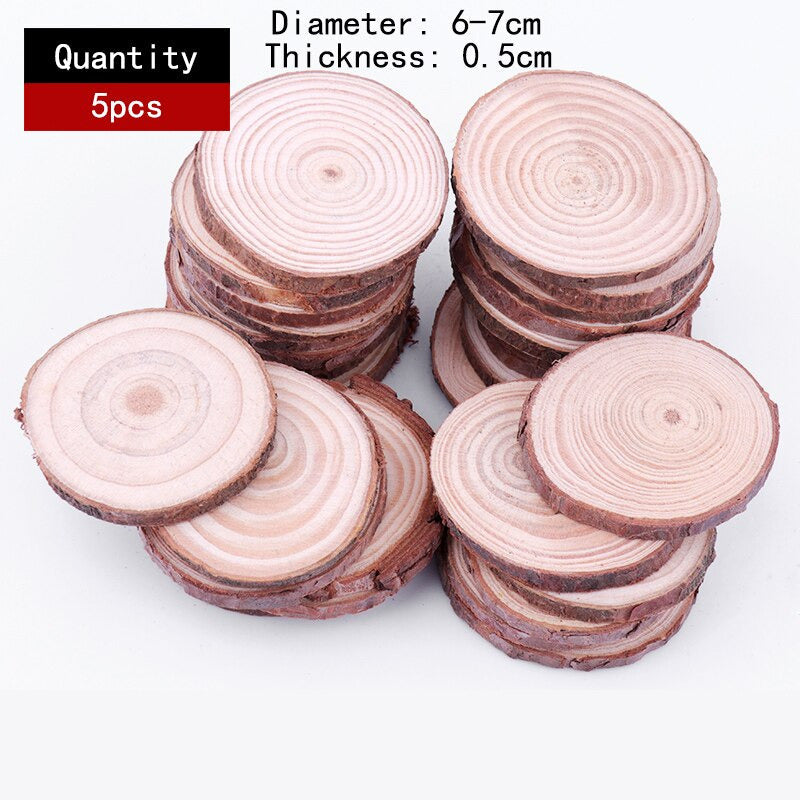 Natural Wood Slice Coasters | Stornfield