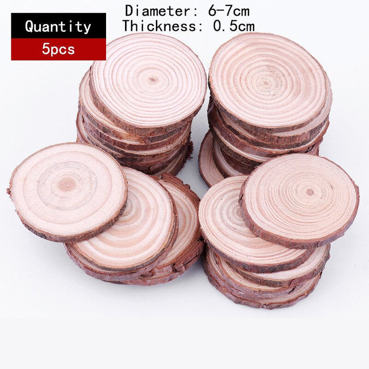 Natural Wood Slice Coasters | Stornfield