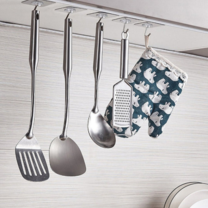 5Pcs/pack Transparent Strong Self Adhesive Waterproof Wall Hook | Stornfield