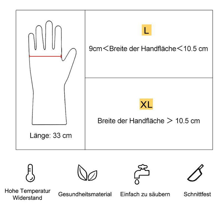 Unbreakable Rubber Gloves (1 Pair) | Stornfield