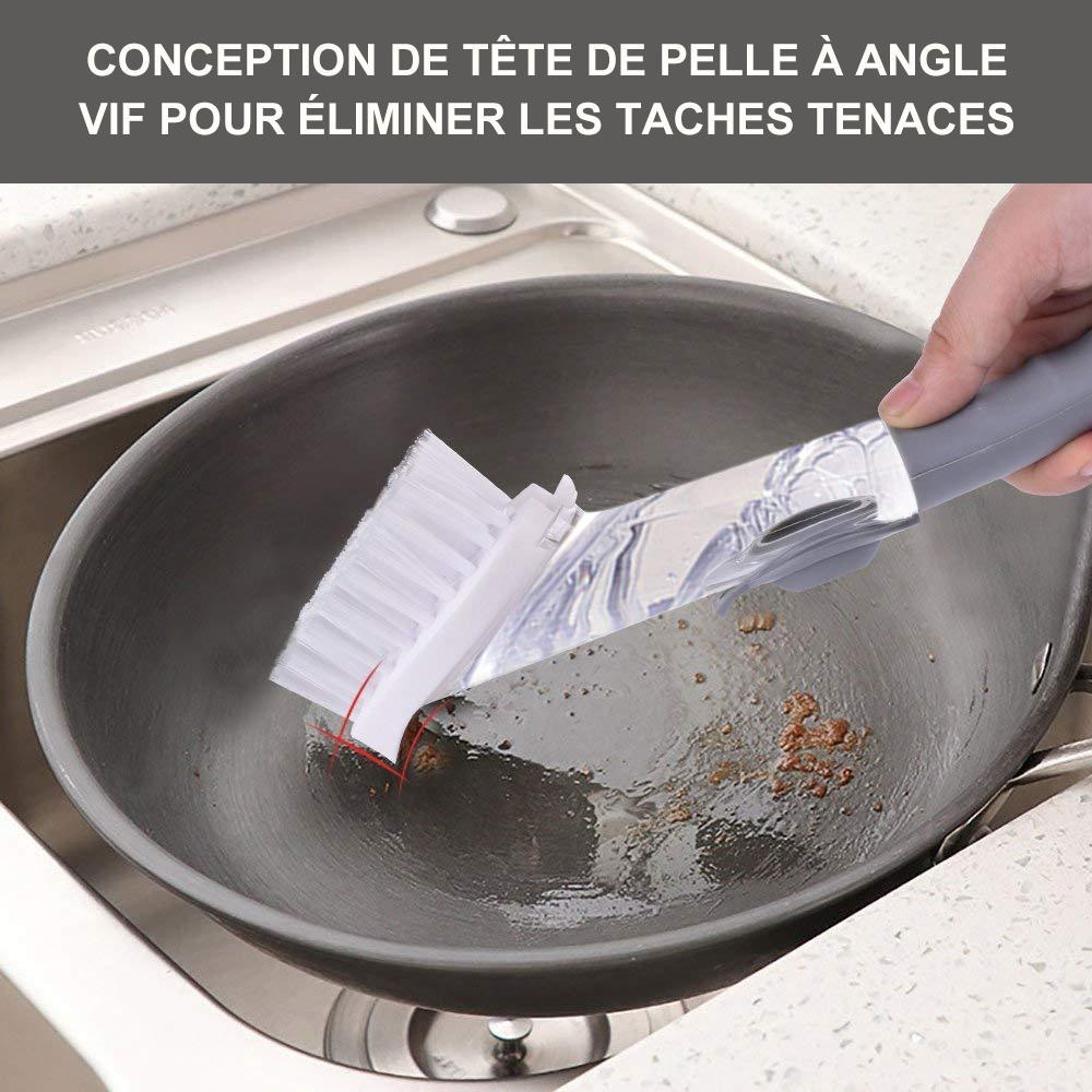 Dish Brush with Detergent Dispenser | Stornfield