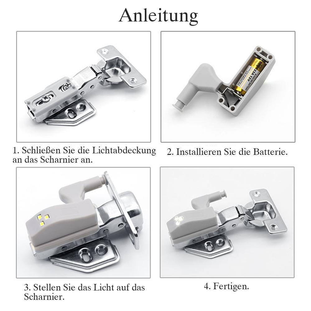 Bequee Super Bright LED Hinge Light (10 Pieces) | Stornfield