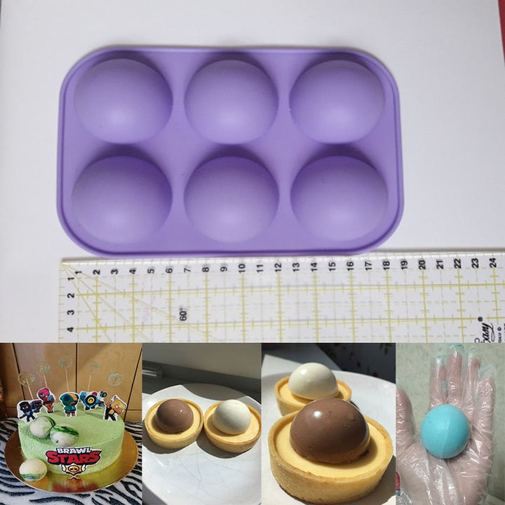 6 Holes Silicone Baking Mold | Stornfield