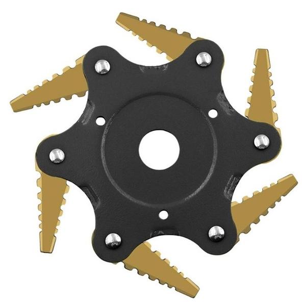 Stornfield | 6-Blade Lawn Mower Blade Metal Cutting Blades Brush Cutter Blades