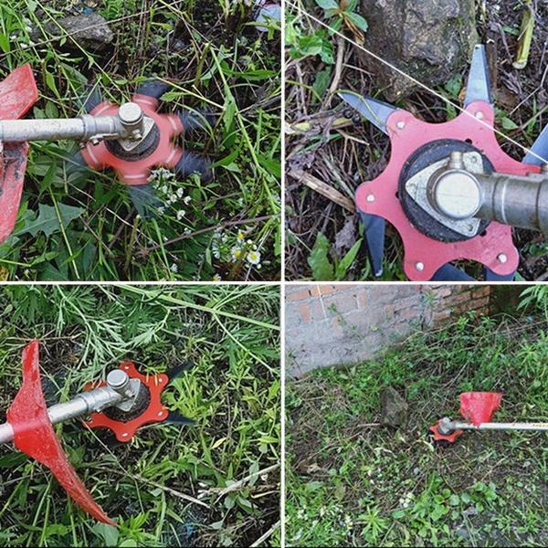 Stornfield | 6-Blade Lawn Mower Blade Metal Cutting Blades Brush Cutter Blades