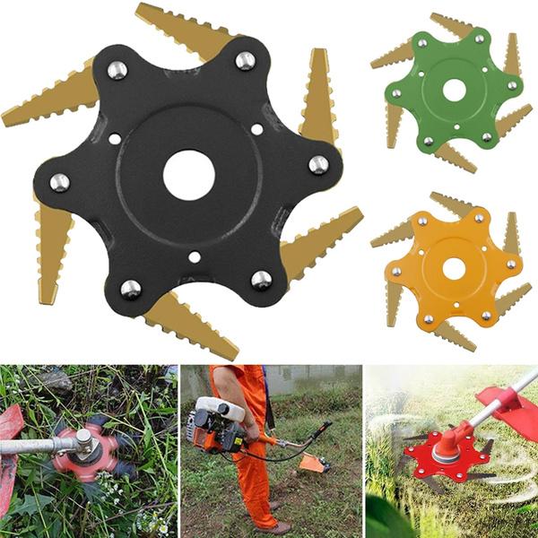 Stornfield | 6-Blade Lawn Mower Blade Metal Cutting Blades Brush Cutter Blades