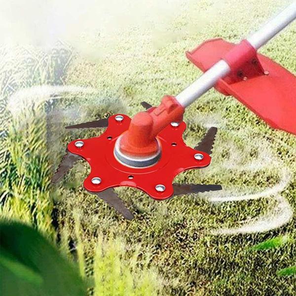 Stornfield | 6-Blade Lawn Mower Blade Metal Cutting Blades Brush Cutter Blades