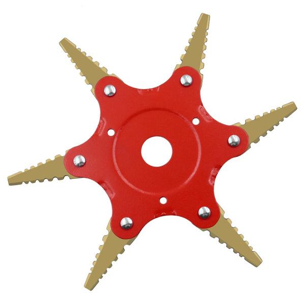 Stornfield | 6-Blade Lawn Mower Blade Metal Cutting Blades Brush Cutter Blades