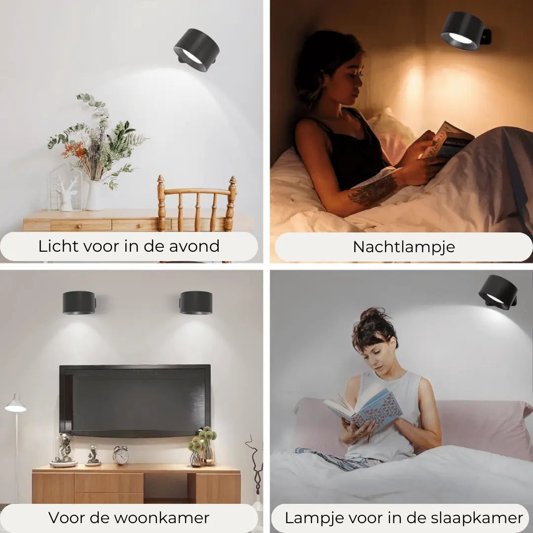 Stornfield | 360° Rechargeable Cordless Wall Sconce
