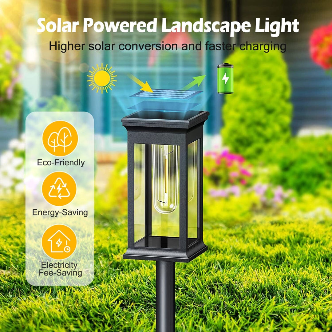 Stornfield | 6-Pack: IP65 Waterproof Solar Garden Lights Automatic On/Off