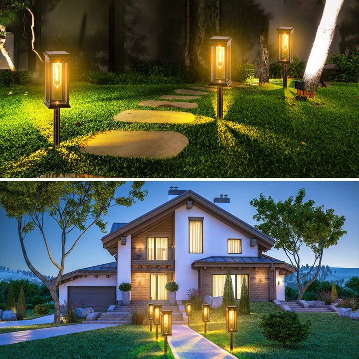 Stornfield | 6-Pack: IP65 Waterproof Solar Garden Lights Automatic On/Off