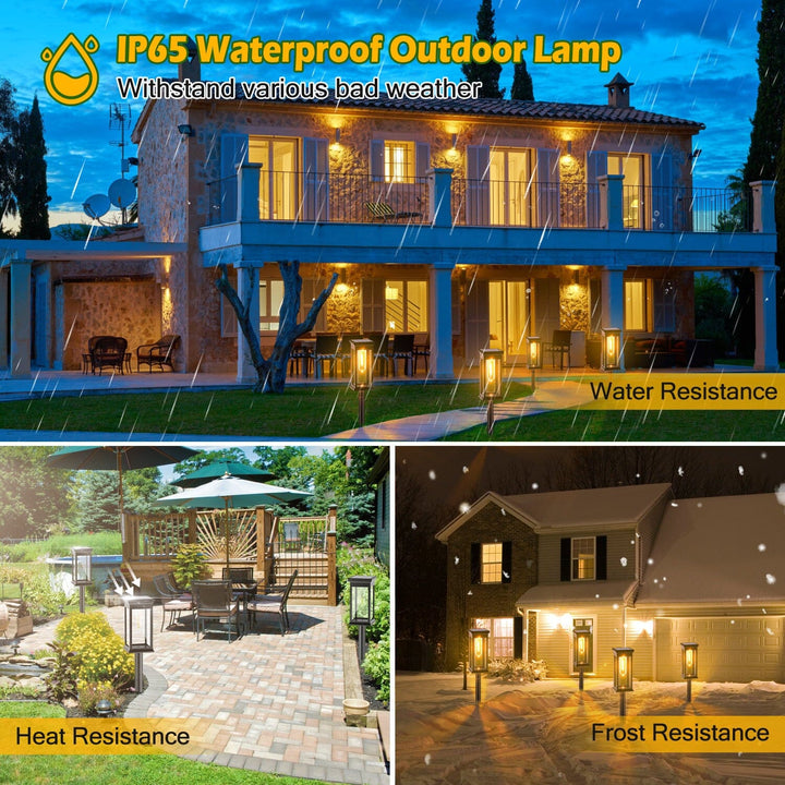 Stornfield | 6-Pack: IP65 Waterproof Solar Garden Lights Automatic On/Off
