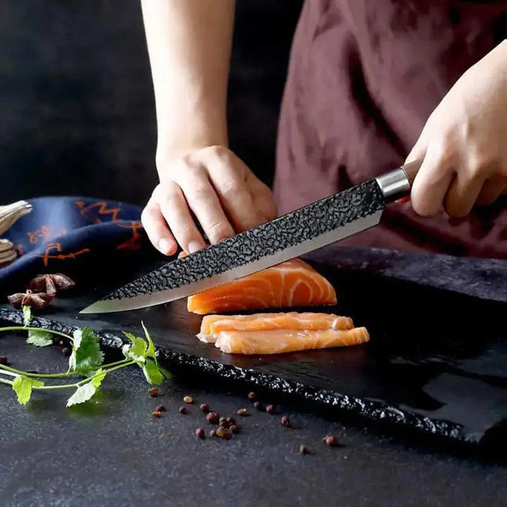 Stornfield | 6-piece kitchen knife set with ergonomic wooden handles
