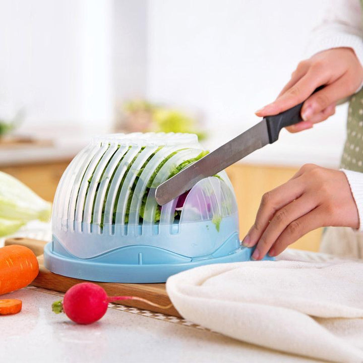 Stornfield | 60-Second Salad Cutter Bowl – Effortless Prep for Healthy Eating