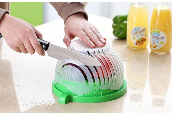 Stornfield | 60-Second Salad Cutter Bowl – Effortless Prep for Healthy Eating