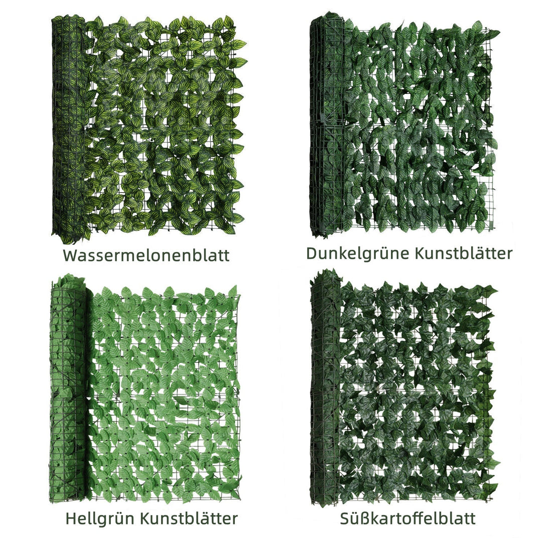 Artificial Ivy Hedge Privacy Screen 1x3m | Stornfield