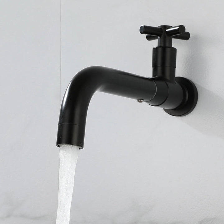 Stornfield | 1-Handle Modern Wall Mount Lavatory Faucet, 1-Hole Bathroom Tap