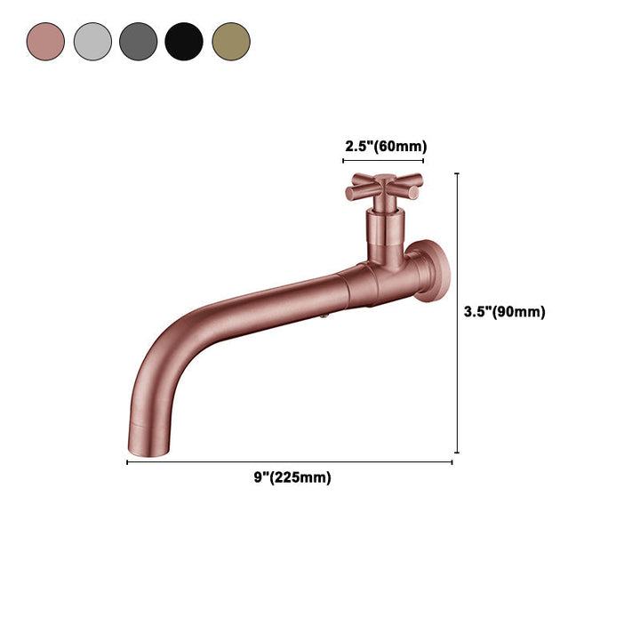 Stornfield | 1-Handle Modern Wall Mount Lavatory Faucet, 1-Hole Bathroom Tap