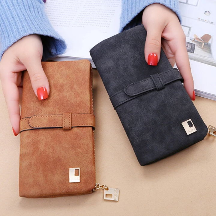 Women's long wallet with two compartments | Stornfield