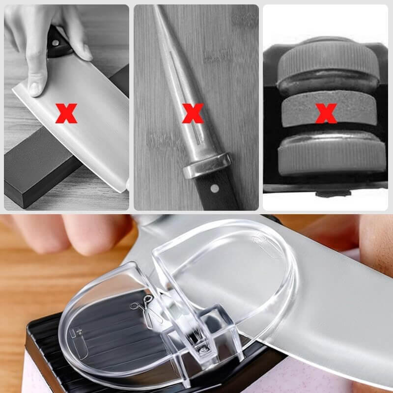 Electric knife sharpener for kitchen knives | Stornfield