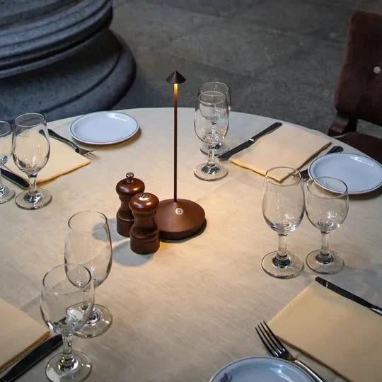 Stornfield | LumiZen Minimalist LED Table Lamp | Wireless, Waterproof and Dimmable Lighting