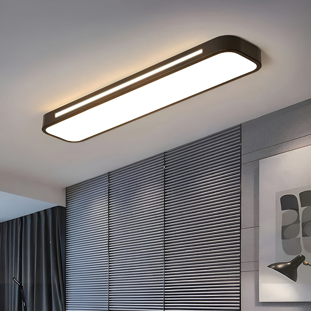 Rectangular Ceiling Light – Clear Lines & Modern Design | Perfect for Living Room and Dining Area | Stornfield