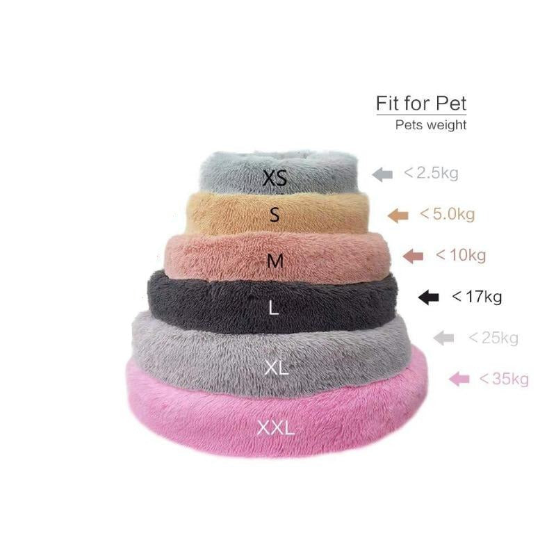 Stornfield | Donut Lit pour Chien en Peluche Calmant pour Chiens Petit à Grand