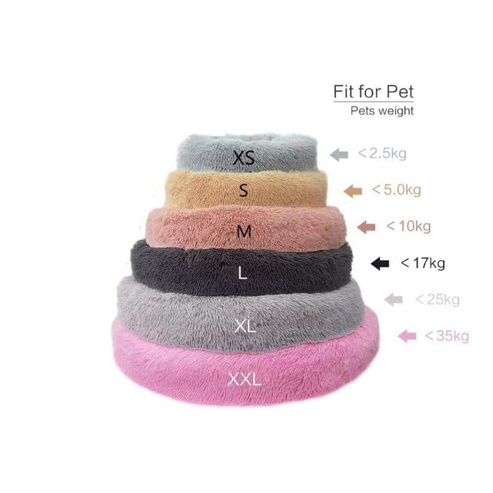 Stornfield | Donut Lit pour Chien en Peluche Calmant pour Chiens Petit à Grand