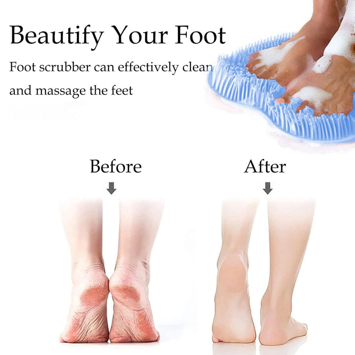 CleanFootFlex Hands-Free Silicone Foot Clean Mat Stornfield