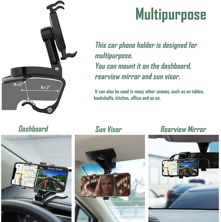 3 in 1 Adjustable Car Phone Holder | Stornfield