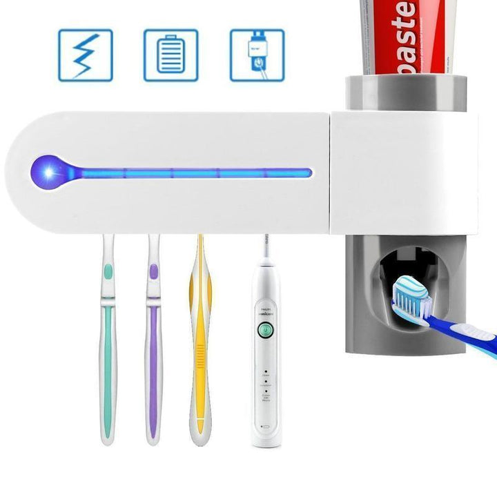 2-in-1 Disinfection Toothbrush Holder | Stornfield